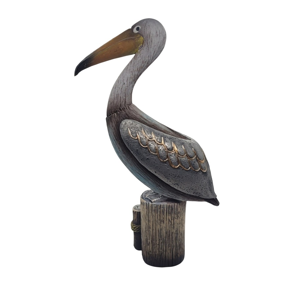 The Spring Shop Pelican Animal Statuary Nautical Coastal Decor Figurine 12.5in